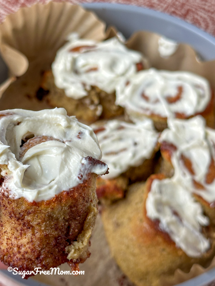 This recipe is a keto high protein cottage cheese sugar free cinnamon rolls and is great recipe whether you are on a keto diet, low carb diet or just looking to increase your daily protein intake.