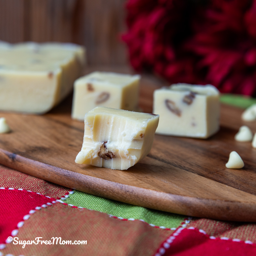 keto white chocolate fudge