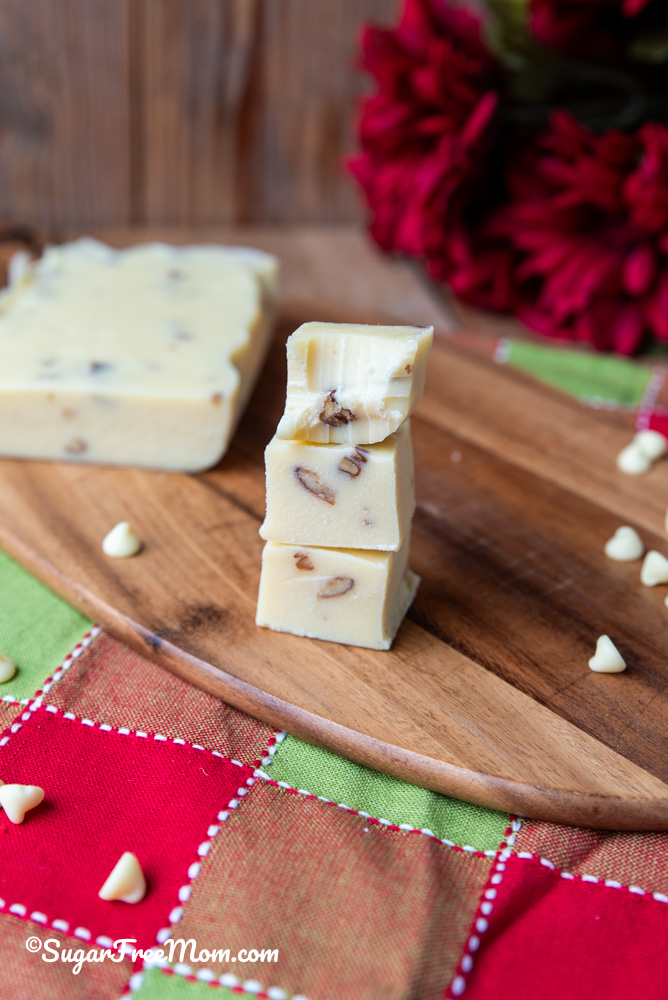keto white chocolate fudge