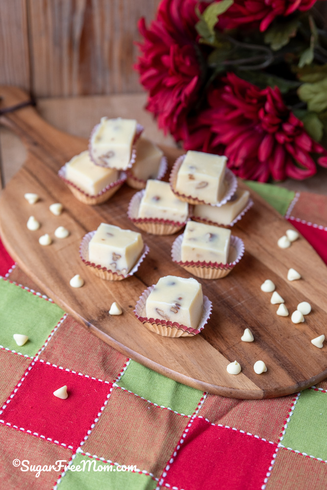 sugar free white chocolate fudge