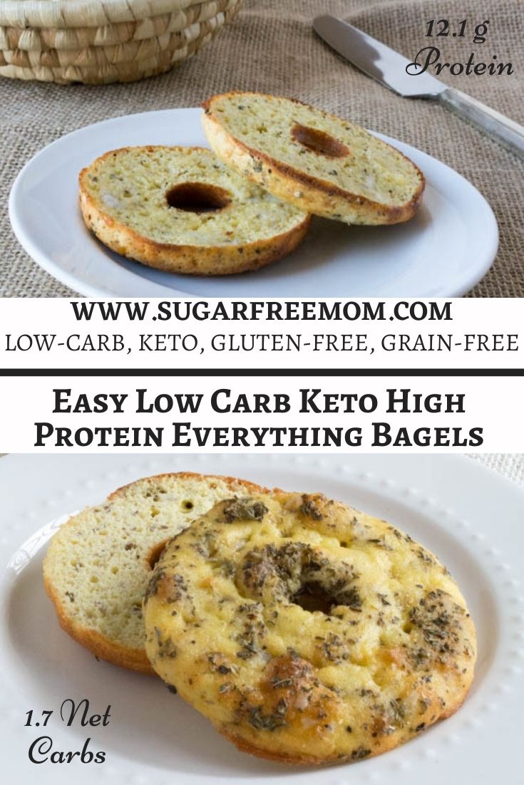 Keto High Protein Everything Bagels