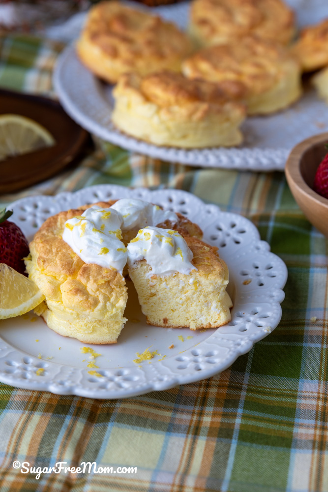 keto lemon souffle cake