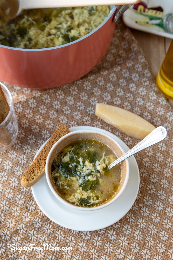 Italian Egg Drop Soup (Stracciatella alla Romana)