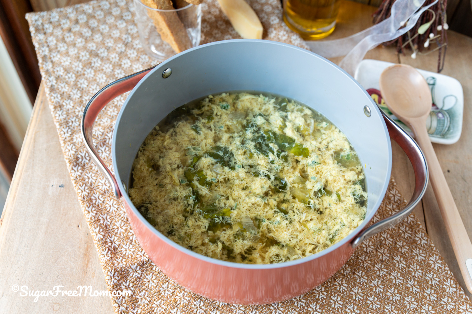 Italian Egg Drop Soup (Stracciatella alla Romana)