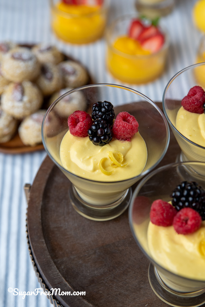 Keto Lemon Zabaglione Mascarpone Cream