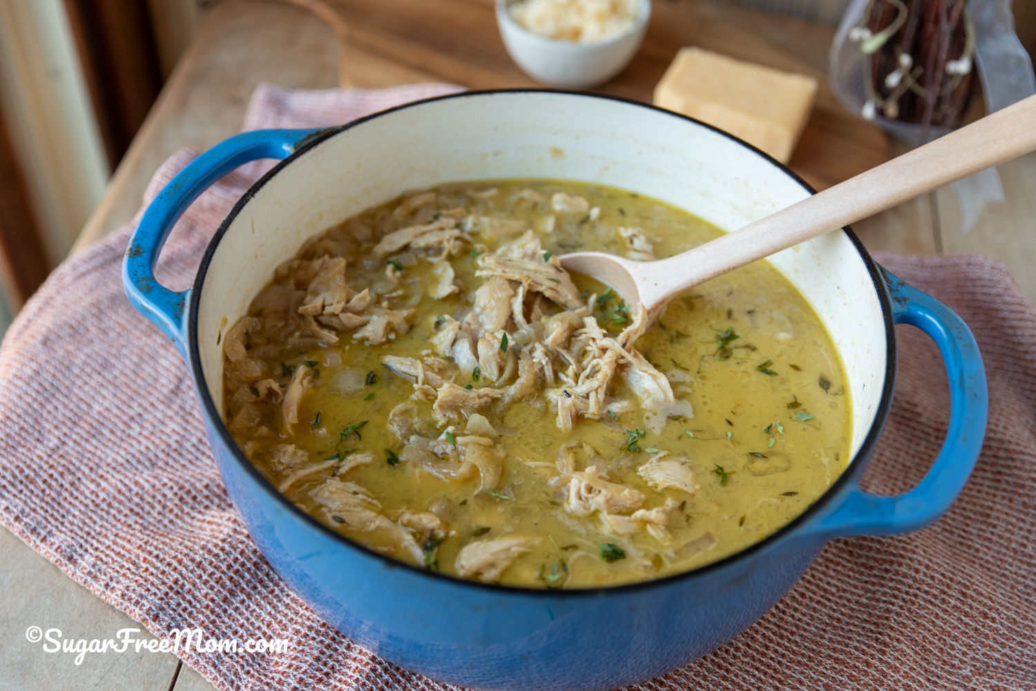 Keto French Onion Chicken Soup