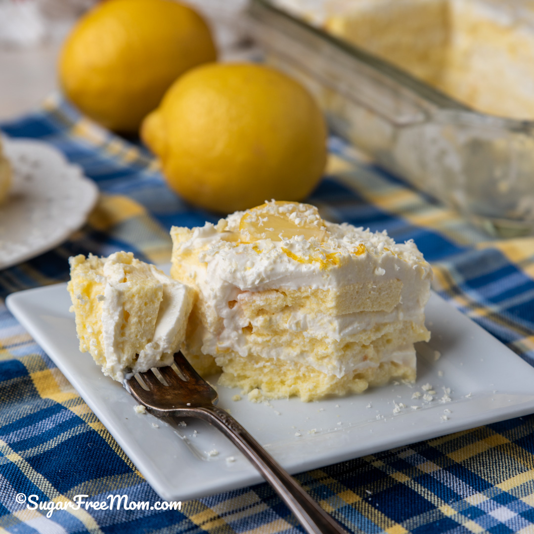 Fluffy Keto Lemon Tiramisu