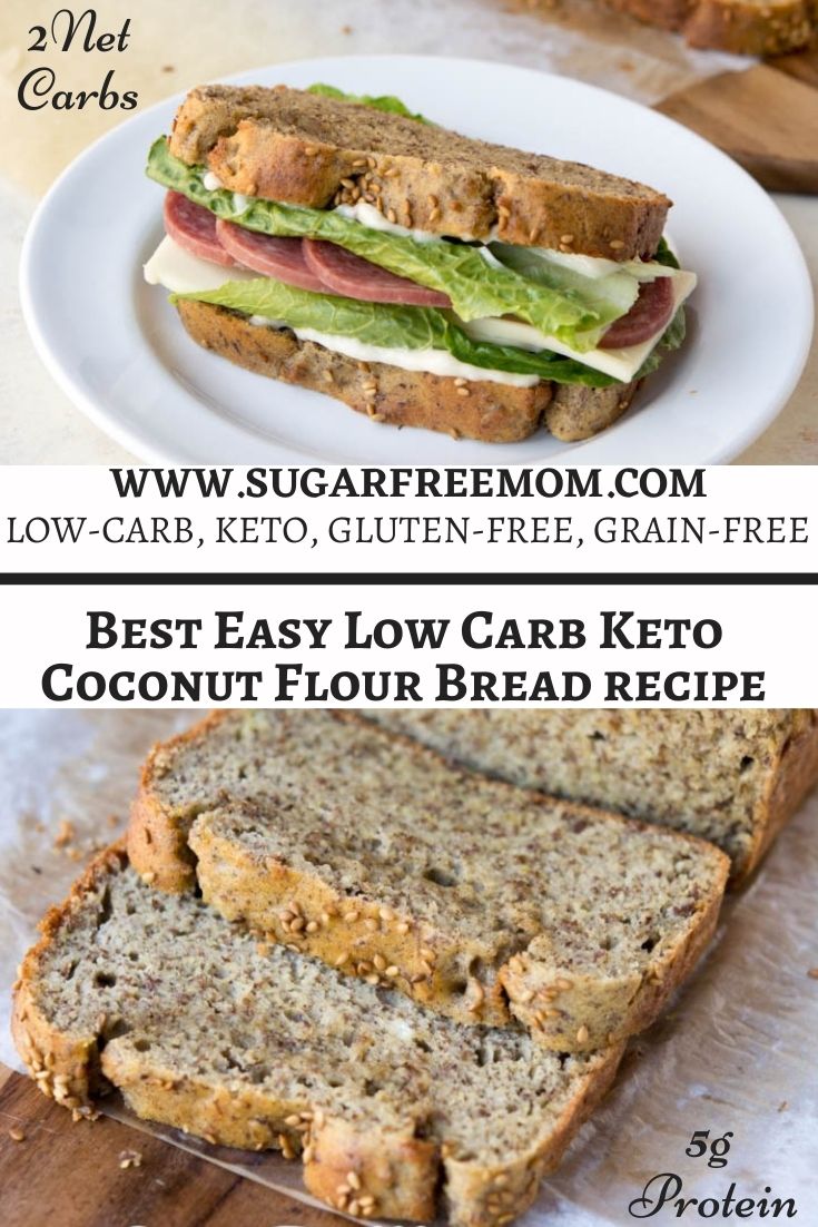 Best Easy Low Carb Keto Coconut Flour Bread Recipe