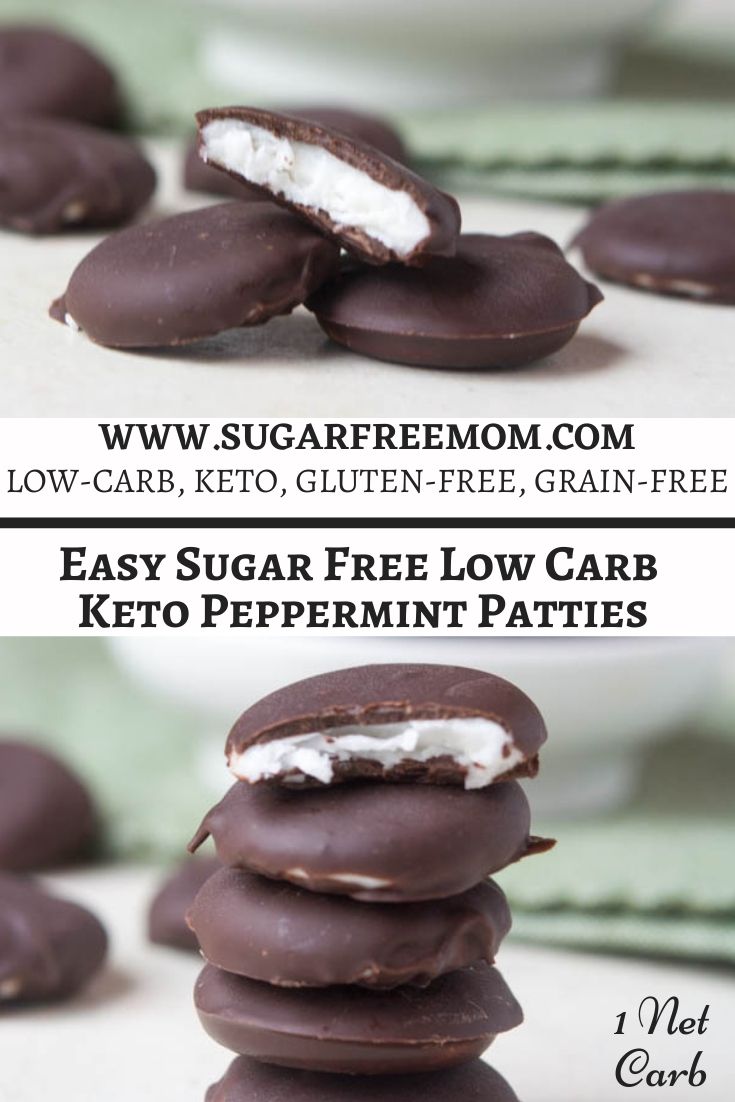 Easy Sugar Free Keto Peppermint Patties