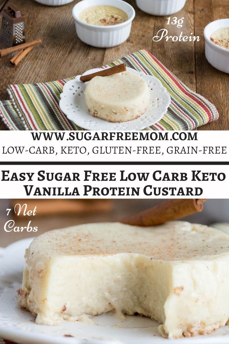 Easy Sugar Free Keto Protein Custard
