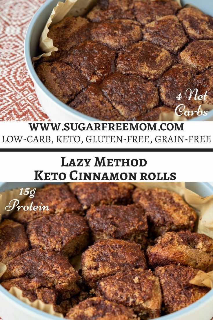 Lazy Method Keto Cinnamon Rolls