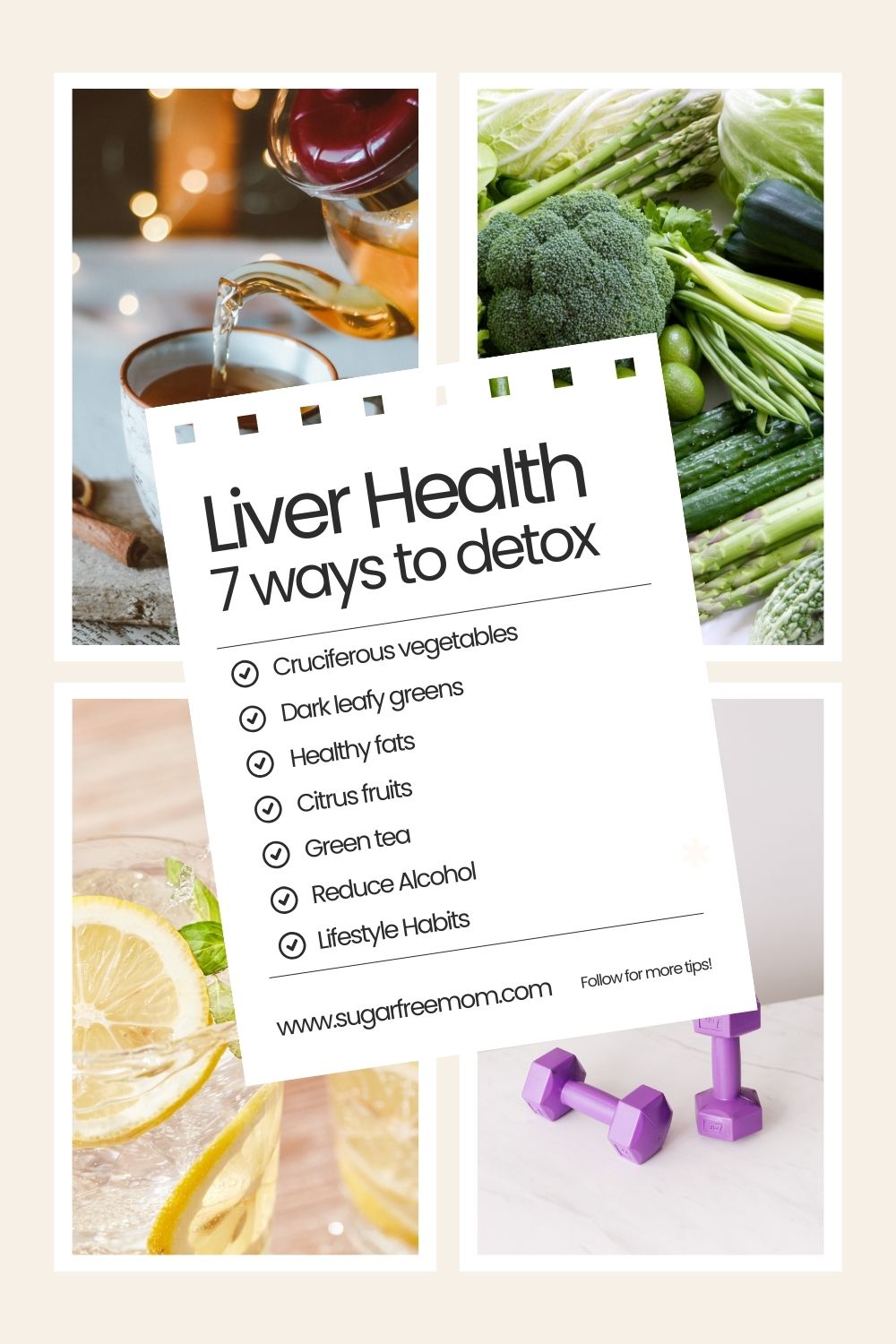 Learn 7 ways to detox and support liver health with my Liver reset program.