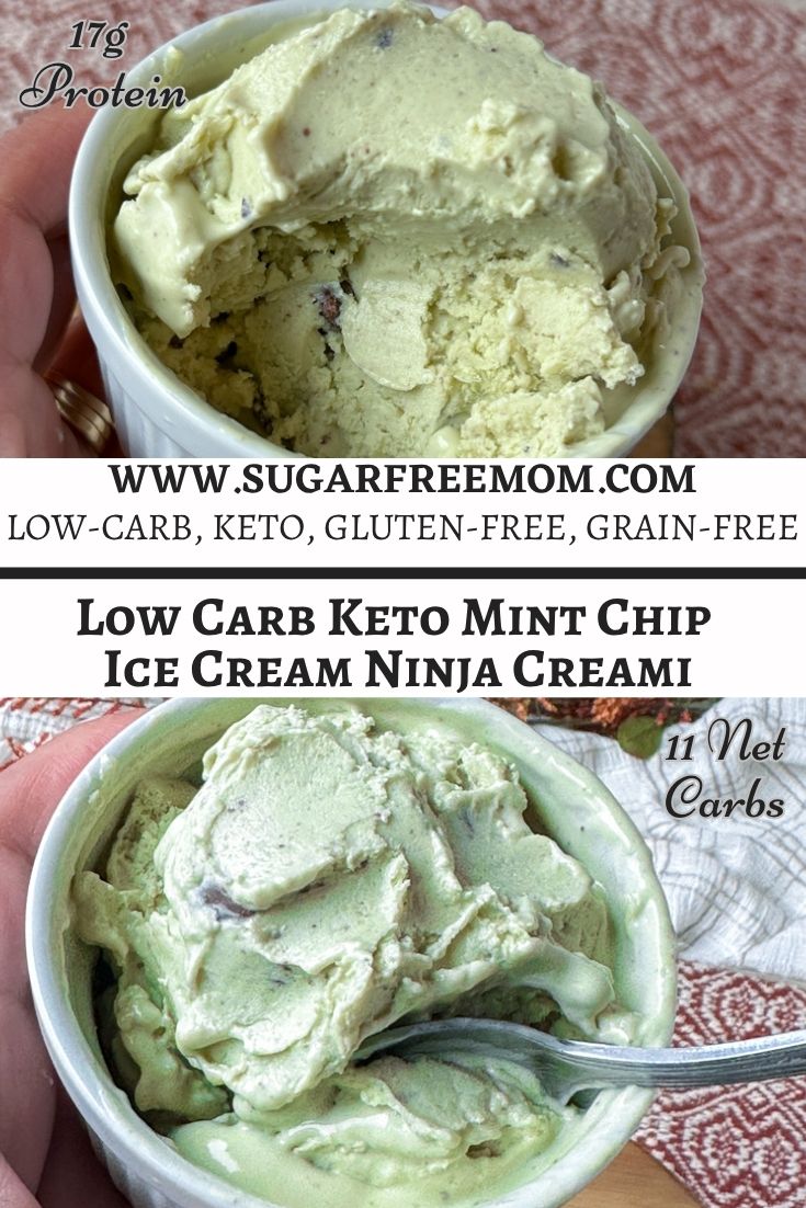 High Protein Keto Mint Chip Ice Cream