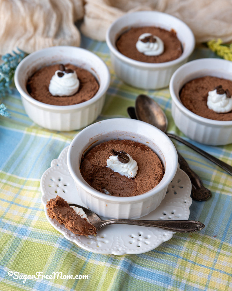 keto mini mocha cheesecakes