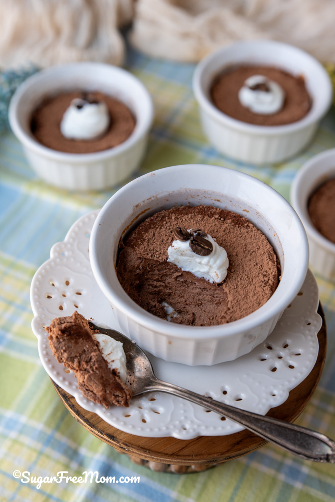 Easy Sugar Free Low Carb Keto Mini Mocha Cheesecakes