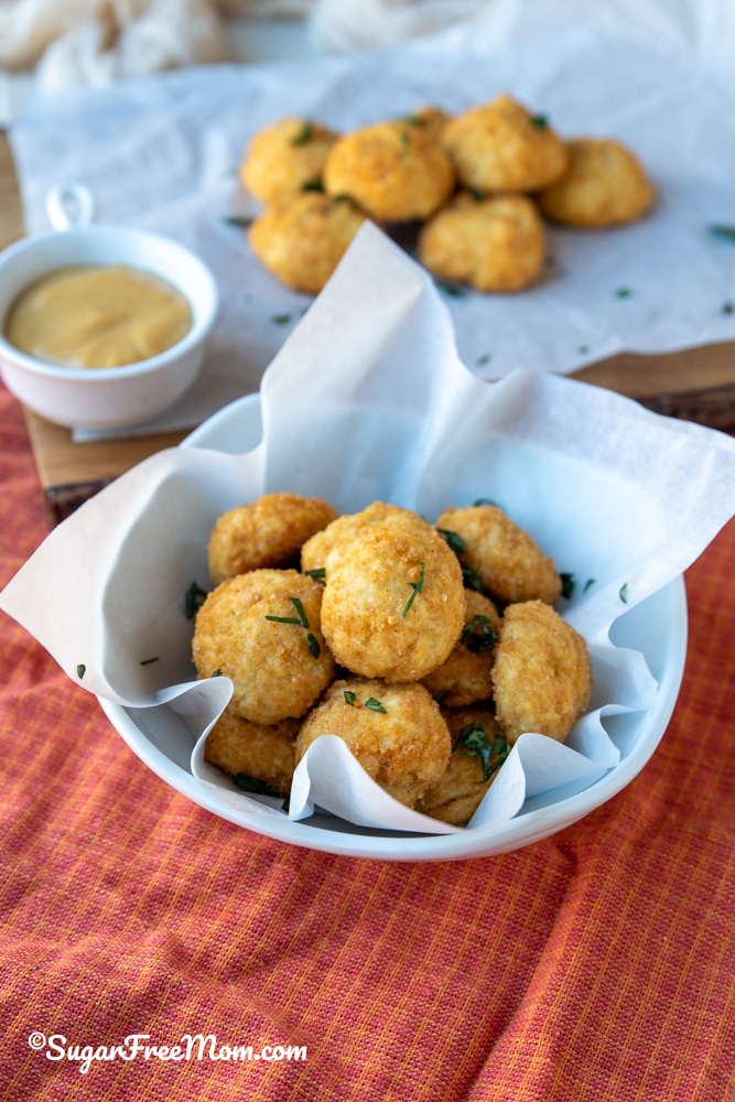 easy crispy keto popcorn chicken