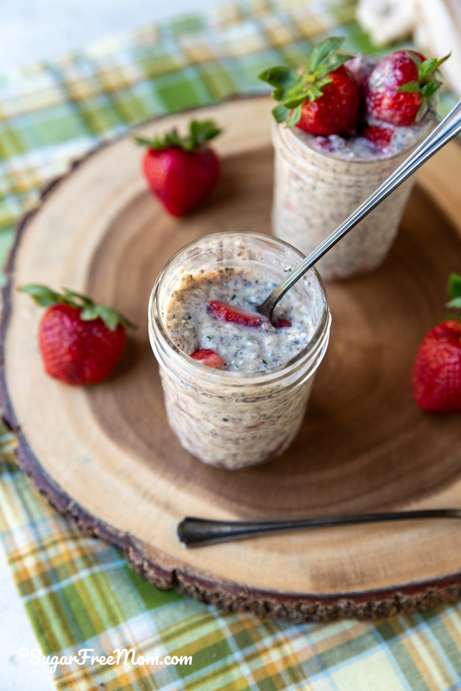 low carb dairy free overnight oats