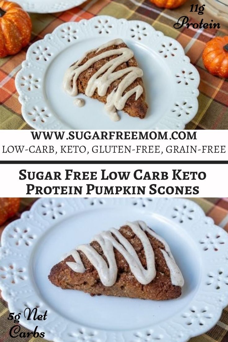 Sugar Free Low Carb Keto Protein Pumpkin Scones Pinterest collagen
